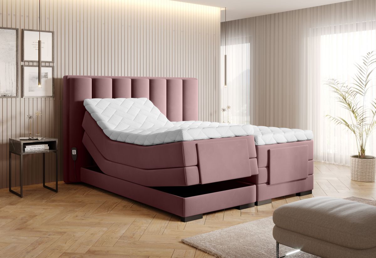 Continental Double Bed Kirkwall 1 | size: Length: 217cm, Width: 178cm, Height: 130cm | color: Velvetmat | image: 1 | variant: 1013315