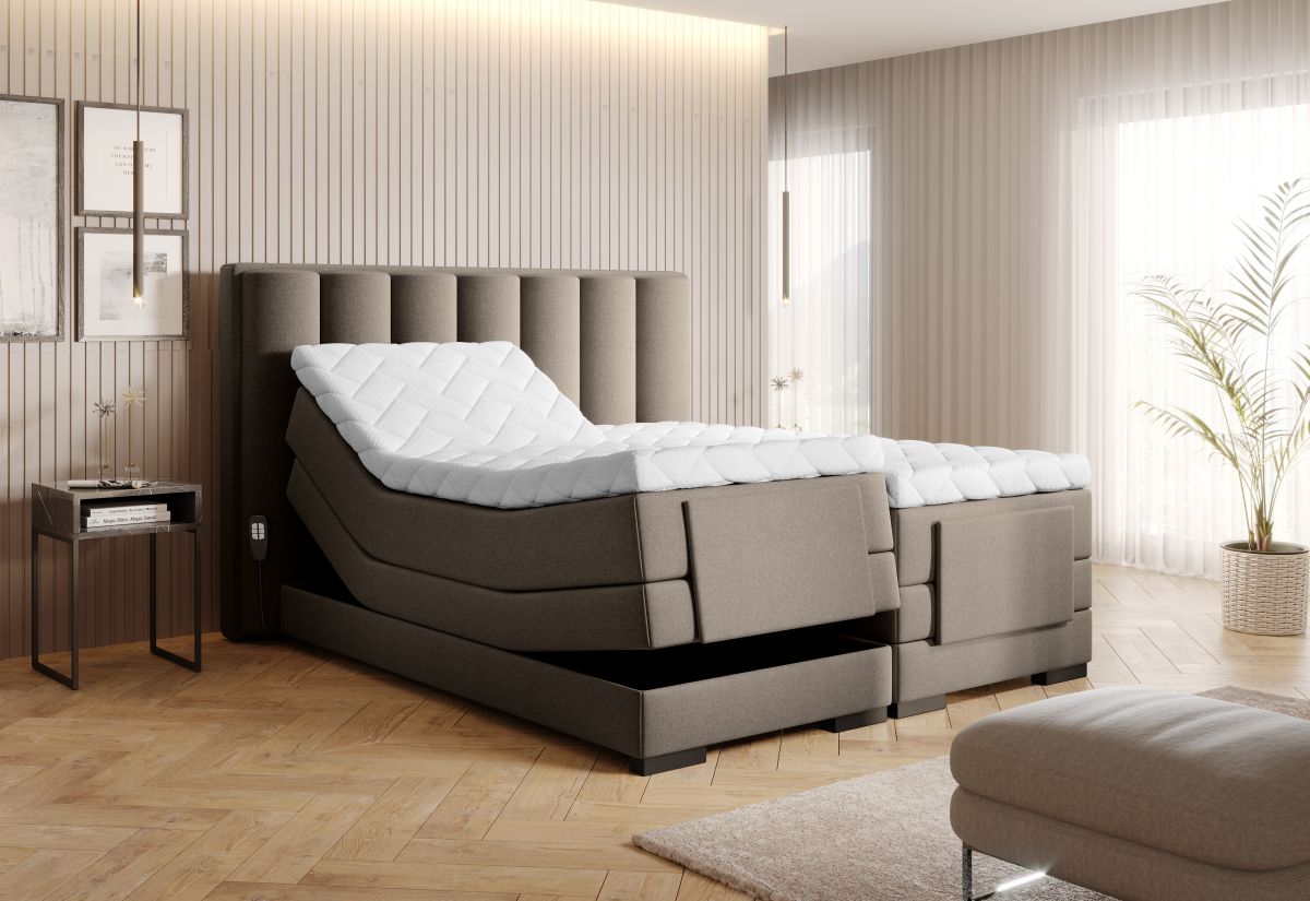 Continental Double Bed Kirkwall 1 | size: Length: 217cm, Width: 178cm, Height: 130cm | color: Vero | image: 1 | variant: 1013310