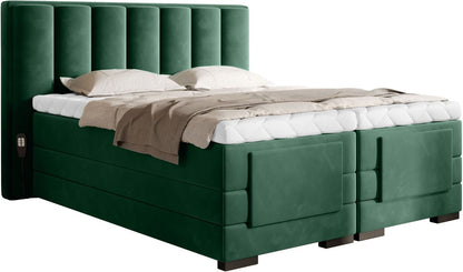 Continental Double Bed Kirkwall 2 | size: Length: 217cm, Width: 198cm, Height: 130cm | color: Lukso | image: 0 | variant: 1013358