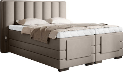 Continental Double Bed Kirkwall 2 | size: Length: 217cm, Width: 198cm, Height: 130cm | color: Poco | image: 0 | variant: 1013346
