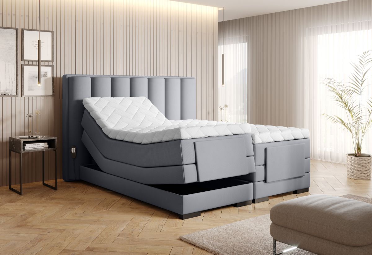 Continental Double Bed Kirkwall 2 | size: Length: 217cm, Width: 198cm, Height: 130cm | color: Poco | image: 1 | variant: 1013337