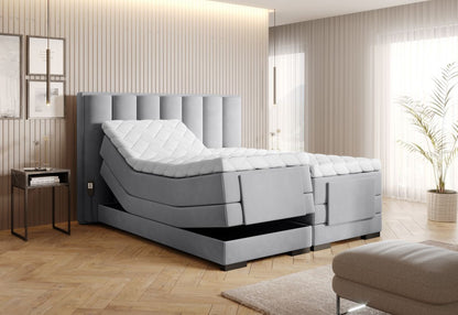 Continental Double Bed Kirkwall 2 | size: Length: 217cm, Width: 198cm, Height: 130cm | color: Sola | image: 1 | variant: 1013338