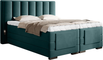 Continental Double Bed Kirkwall 2 | size: Length: 217cm, Width: 198cm, Height: 130cm | color: Velvetmat | image: 0 | variant: 1013361