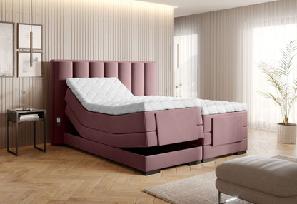 Continental Double Bed Kirkwall 2 | size: Length: 217cm, Width: 198cm, Height: 130cm | color: Velvetmat | image: 1 | variant: 1013355