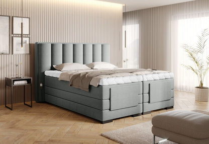 Continental Double Bed Kirkwall 2 | size: Length: 217cm, Width: 198cm, Height: 130cm | color: Velvetmat | image: 2 | variant: 1013340