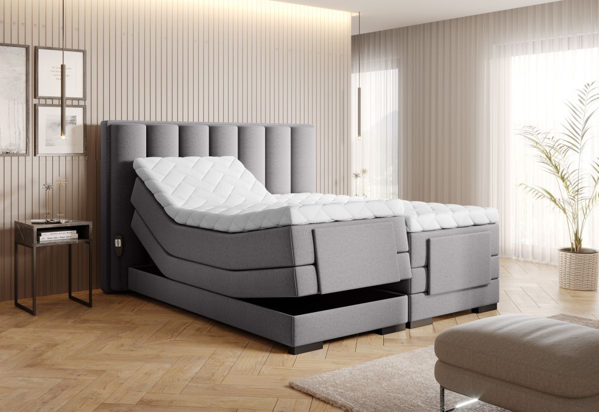 Continental Double Bed Kirkwall | size: Length: 217cm, Width: 158cm, Height: 130cm | color: Gojo | image: 1 | variant: 1013255