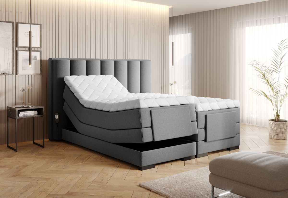 Continental Double Bed Kirkwall | size: Length: 217cm, Width: 158cm, Height: 130cm | color: Gojo | image: 1 | variant: 1013261