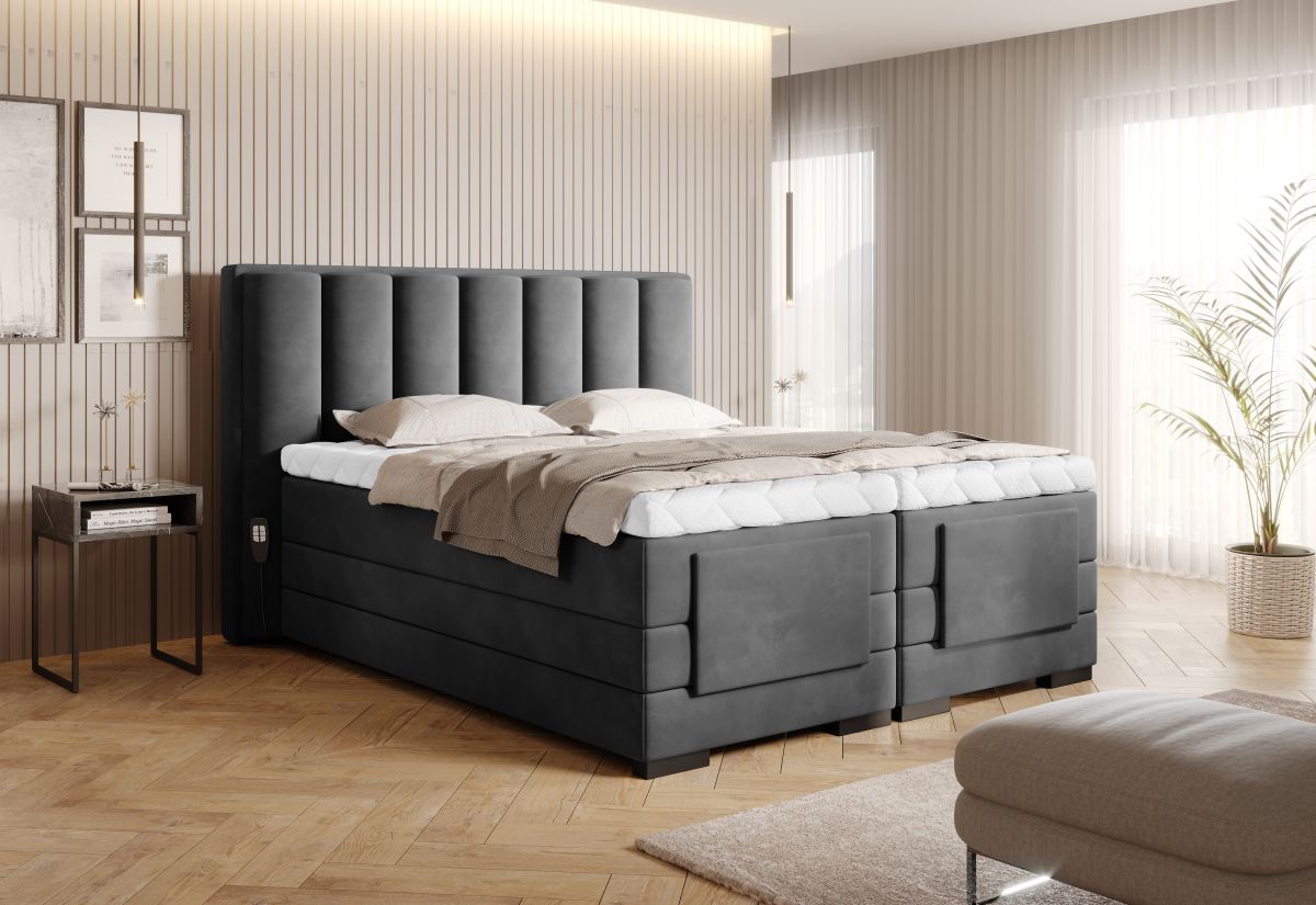 Continental Double Bed Kirkwall | size: Length: 217cm, Width: 158cm, Height: 130cm | color: Loco | image: 2 | variant: 1013263