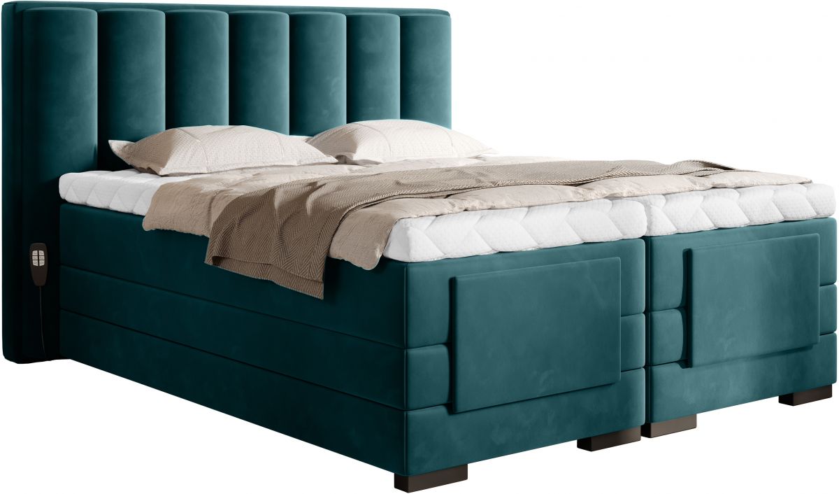 Continental Double Bed Kirkwall | size: Length: 217cm, Width: 158cm, Height: 130cm | color: Lukso | image: 0 | variant: 1013282