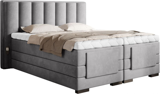 Continental Double Bed Kirkwall | size: Length: 217cm, Width: 158cm, Height: 130cm | color: Nube | image: 0 | variant: 1013253