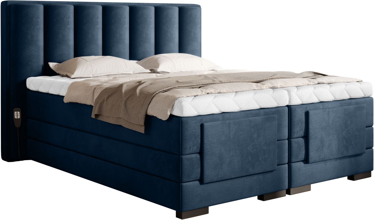 Continental Double Bed Kirkwall | size: Length: 217cm, Width: 158cm, Height: 130cm | color: Nube | image: 0 | variant: 1013285