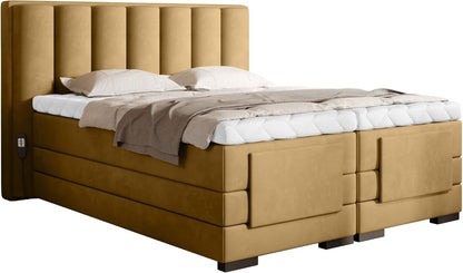 Continental Double Bed Kirkwall | size: Length: 217cm, Width: 158cm, Height: 130cm | color: Nube | image: 0 | variant: 1013288
