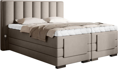 Continental Double Bed Kirkwall | size: Length: 217cm, Width: 158cm, Height: 130cm | color: Poco | image: 0 | variant: 1013266
