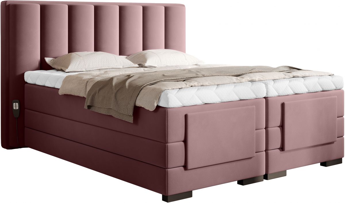 Continental Double Bed Kirkwall | size: Length: 217cm, Width: 158cm, Height: 130cm | color: Velvetmat | image: 0 | variant: 1013275