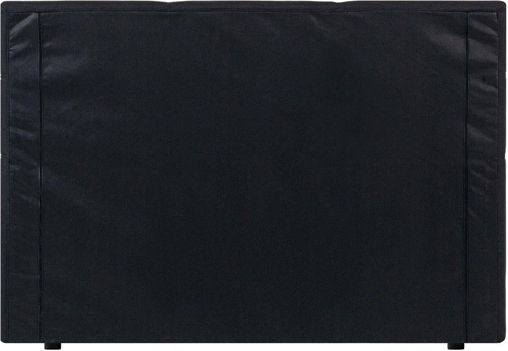 Continental Double Bed Malmo | size: Length: 210cm, Width: 163cm, Height: 114.5cm | color: Black | image: 4 | variant: 1001783