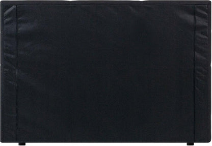 Continental Double Bed Malmo | size: Length: 210cm, Width: 163cm, Height: 114.5cm | color: Black | image: 4 | variant: 1001783