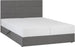 Continental Double Bed Malmo | size: Length: 210cm, Width: 163cm, Height: 114.5cm | color: Gray | image: 1 | variant: 1001782