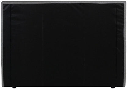Continental Double Bed Malmo | size: Length: 210cm, Width: 163cm, Height: 114.5cm | color: Gray | image: 4 | variant: 1001782