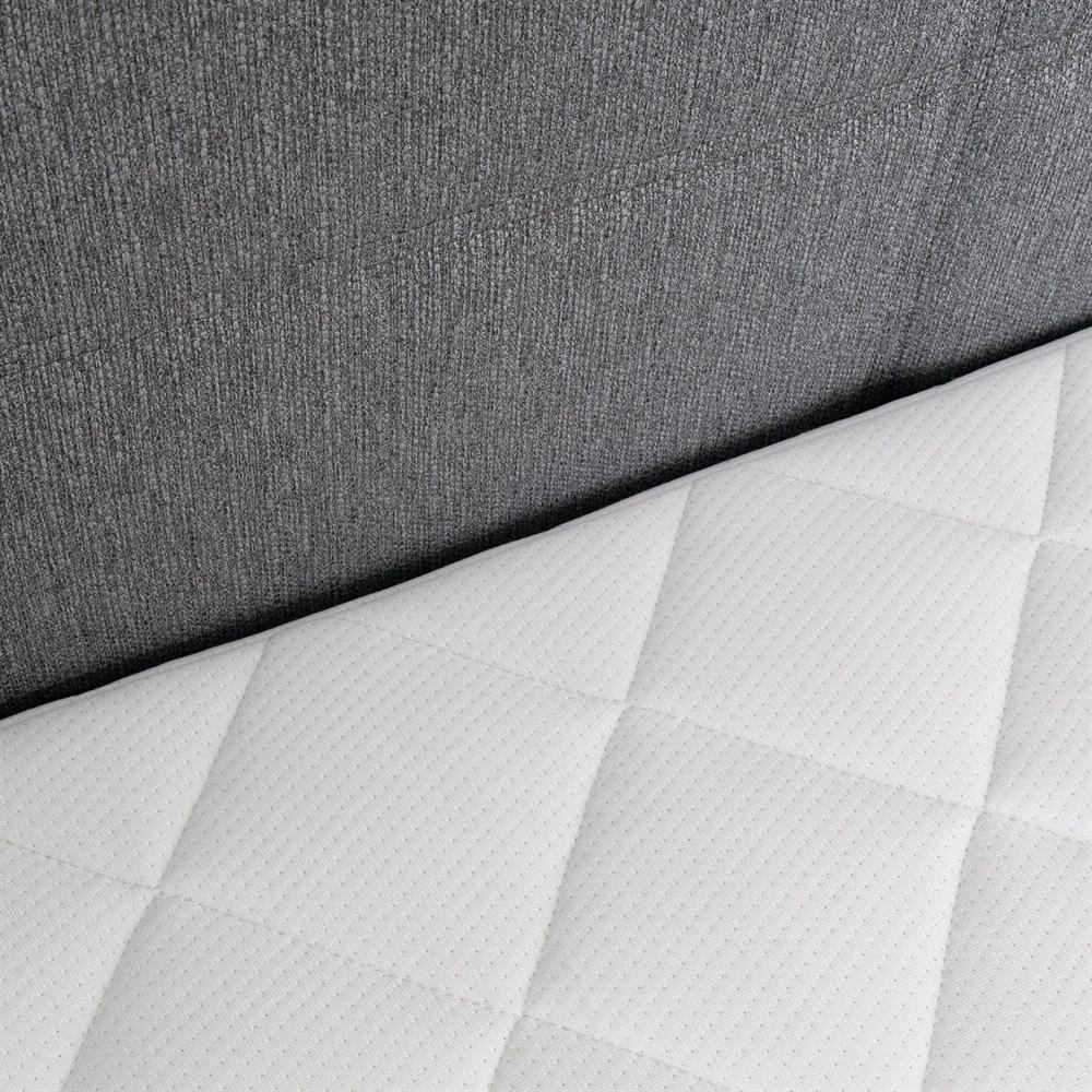 Continental Double Bed Malmo | size: Length: 210cm, Width: 163cm, Height: 114.5cm | color: Gray | image: 6 | variant: 1001782