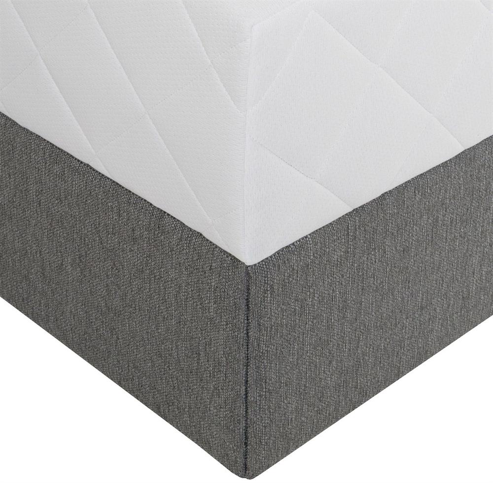 Continental Double Bed Malmo | size: Length: 210cm, Width: 163cm, Height: 114.5cm | color: Gray | image: 7 | variant: 1001782