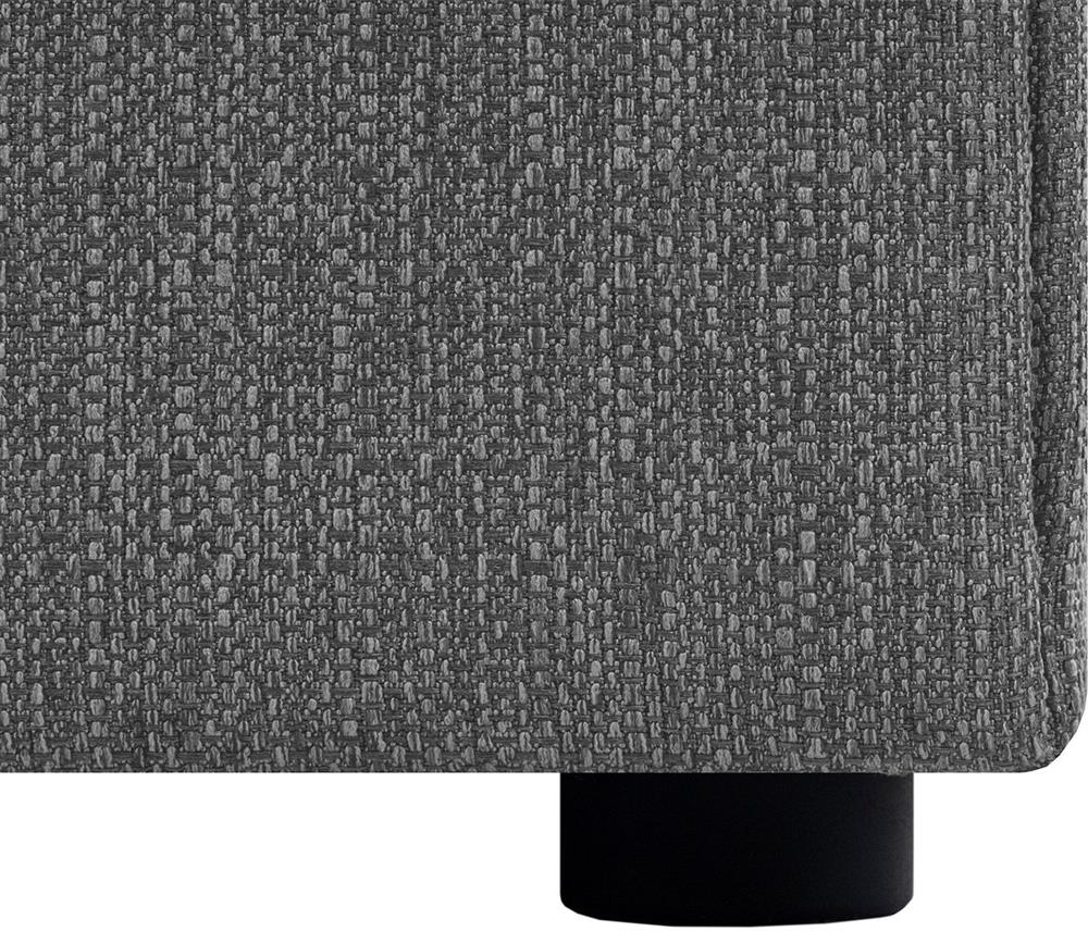 Continental Double Bed Malmo | size: Length: 210cm, Width: 163cm, Height: 114.5cm | color: Gray | image: 8 | variant: 1001782