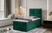 Continental Single Bed East Winterthur | size: Length: 210cm, Width: 90cm, Height: 108cm | color: Green | image: 1 | variant: 1013616