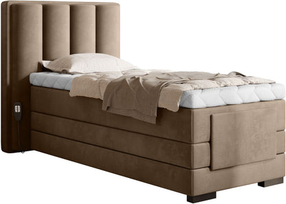 Continental Single Bed Kirkwall | size: Length: 217cm, Width: 108cm, Height: 130cm | color: Nube | image: 0 | variant: 1013668