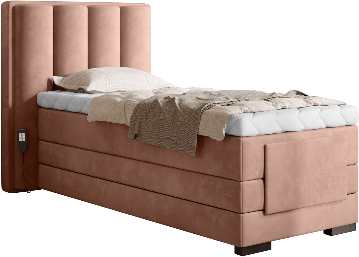 Continental Single Bed Kirkwall | size: Length: 217cm, Width: 108cm, Height: 130cm | color: Nube | image: 0 | variant: 1013673