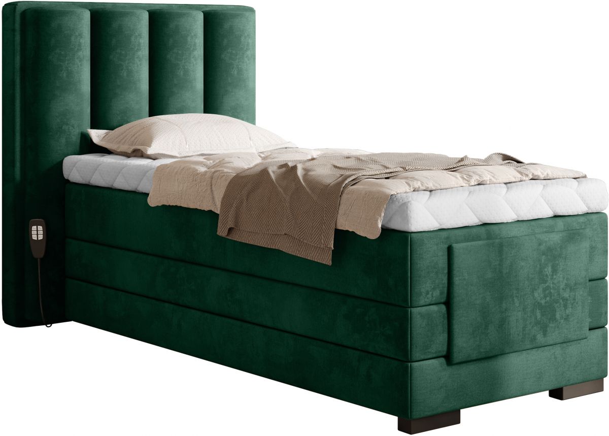 Continental Single Bed Kirkwall | size: Length: 217cm, Width: 108cm, Height: 130cm | color: Nube | image: 0 | variant: 1013676