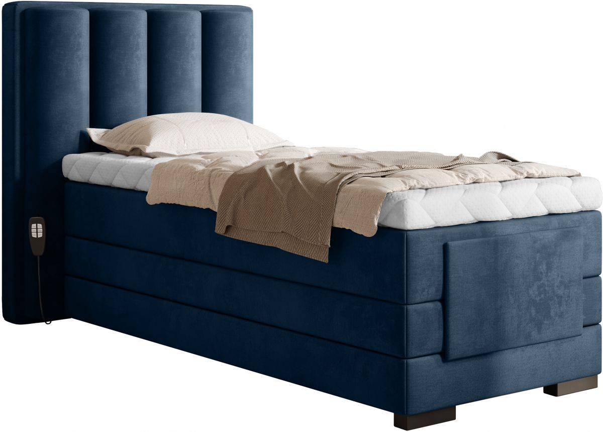 Continental Single Bed Kirkwall | size: Length: 217cm, Width: 108cm, Height: 130cm | color: Nube | image: 0 | variant: 1013682