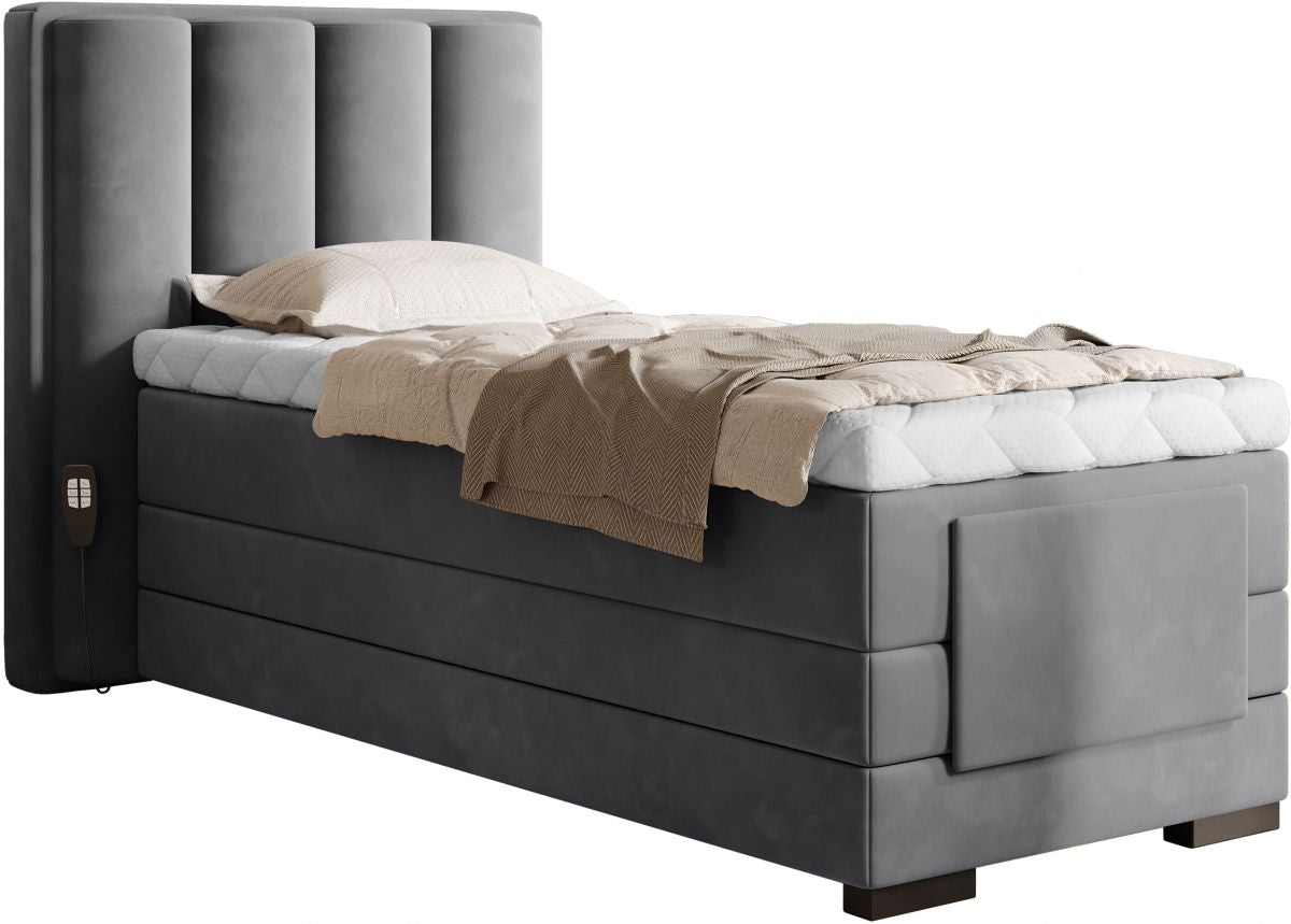 Continental Single Bed Kirkwall | size: Length: 217cm, Width: 108cm, Height: 130cm | color: Sola | image: 0 | variant: 1013662