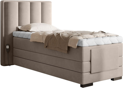 Continental Single Bed Kirkwall | size: Length: 217cm, Width: 108cm, Height: 130cm | color: Sola | image: 0 | variant: 1013666
