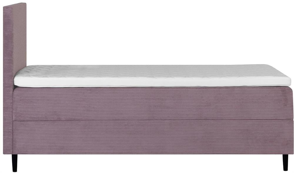 Continental Single Bed Laara | size: Length: 208cm, Width: 91cm, Height: 119cm | color: Pink | image: 4 | variant: 1010219