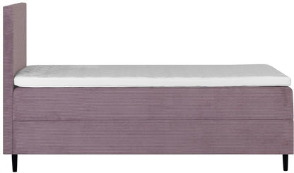 Continental Single Bed Laara | size: Length: 208cm, Width: 91cm, Height: 119cm | color: Pink | image: 4 | variant: 1010219