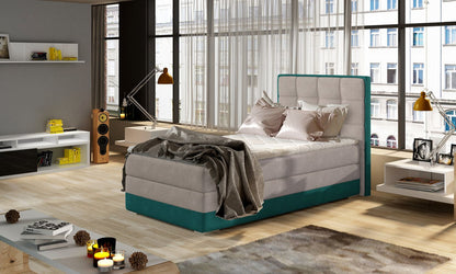 Continental Single Bed Torquay 1 | size: Length: 205cm, Width: 95cm, Height: 118cm | color: Orinoco | image: 1 | variant: 1013585