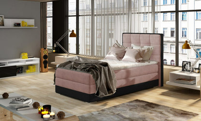 Continental Single Bed Torquay | size: Length: 205cm, Width: 95cm, Height: 118cm | color: Omega/Soft | image: 0 | variant: 1013577