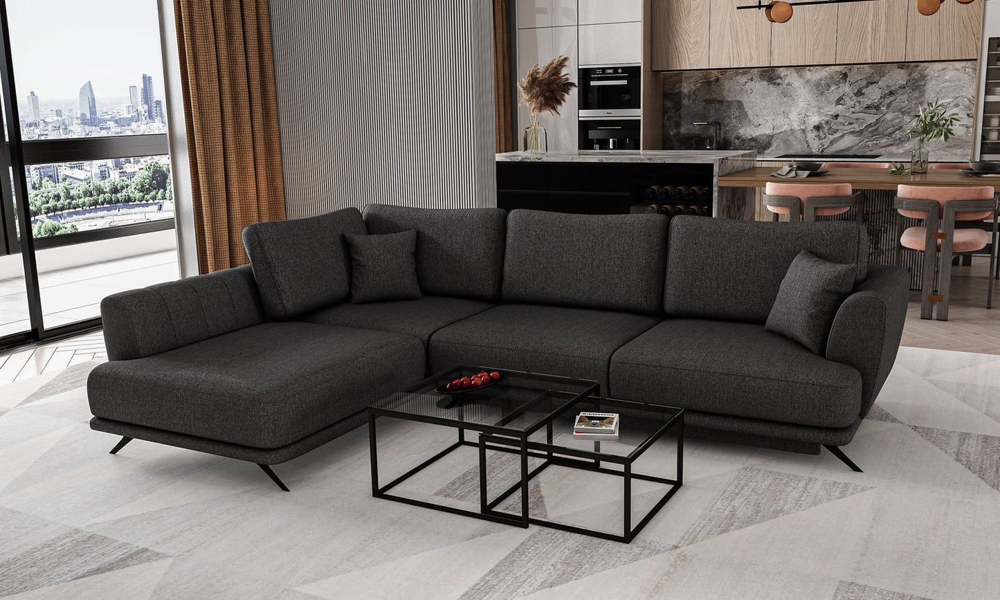 Corner Sleeper Sofa Aviemore 11 | size: Width: 276cm, Height: 90cm, Depth: 191cm | color: Vero | image: 1 | variant: 1015772