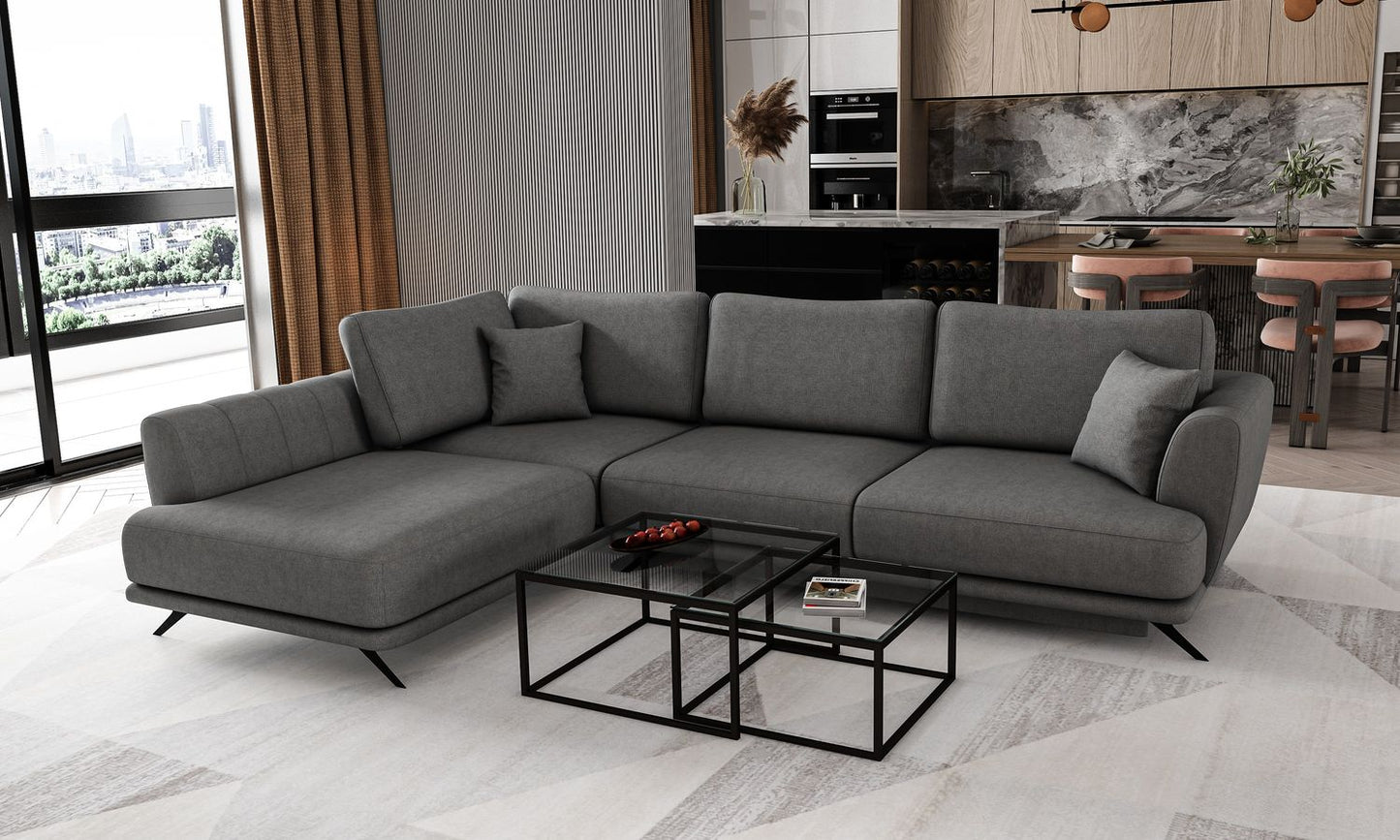 Corner Sleeper Sofa Aviemore 14 | size: Width: 276cm, Height: 90cm, Depth: 191cm | color: Sola | image: 1 | variant: 1015775