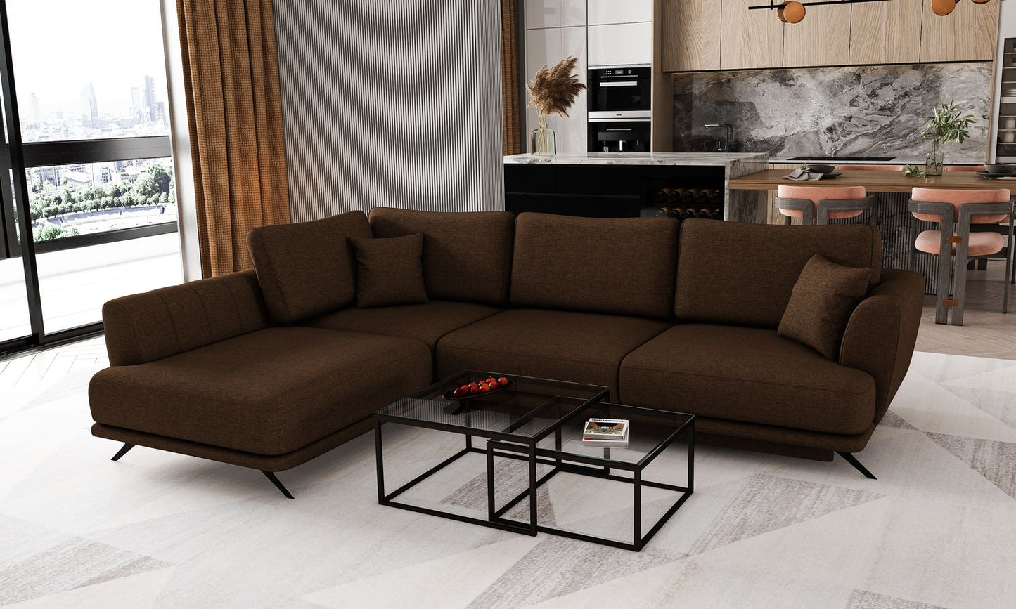 Corner Sleeper Sofa Aviemore 26 | size: Width: 276cm, Height: 90cm, Depth: 191cm | color: Flores | image: 1 | variant: 1015787