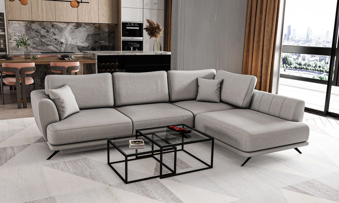 Corner Sleeper Sofa Aviemore 48 | size: Width: 276cm, Height: 90cm, Depth: 191cm | color: Sola | image: 1 | variant: 1015809