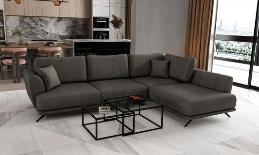 Corner Sleeper Sofa Aviemore 49 | size: Width: 276cm, Height: 90cm, Depth: 191cm | color: Flores | image: 1 | variant: 1015810