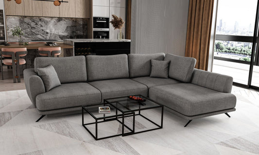 Corner Sleeper Sofa Aviemore 50 | size: Width: 276cm, Height: 90cm, Depth: 191cm | color: Gojo | image: 1 | variant: 1015811