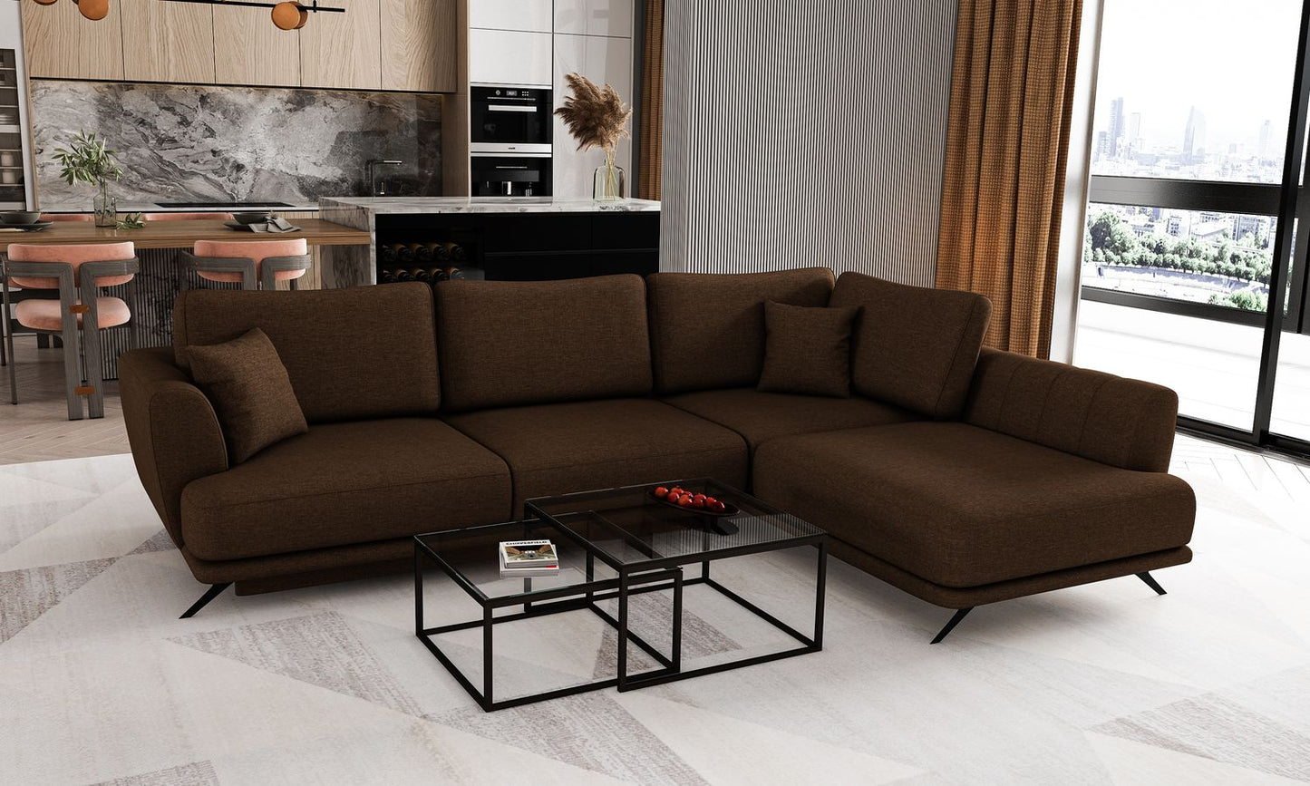 Corner Sleeper Sofa Aviemore 67 | size: Width: 276cm, Height: 90cm, Depth: 191cm | color: Flores | image: 1 | variant: 1015828