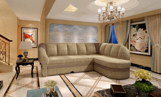 Corner Sleeper Sofa Benano 4 | size: Width: 250cm, Height: 85cm, Depth: 180cm | color: Berlin/Soft | image: 1 | variant: 1014165