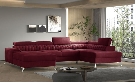 Corner Sleeper Sofa Beverley 32 | size: Width: 354cm, Height: 92cm, Depth: 202cm | color: Loco | image: 1 | variant: 1015695