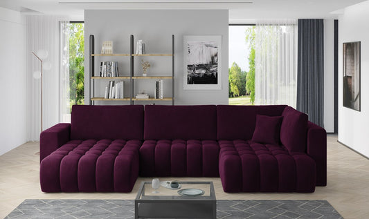 Corner Sleeper Sofa Bonito 12 | size: Width: 350cm, Height: 92cm, Depth: 175cm | color: Velvetmat | image: 1 | variant: 1014278