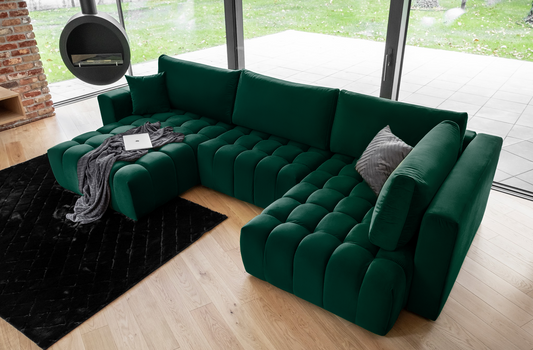 Corner Sleeper Sofa Bonito 14 | size: Width: 350cm, Height: 92cm, Depth: 175cm | color: Loco | image: 1 | variant: 1014280