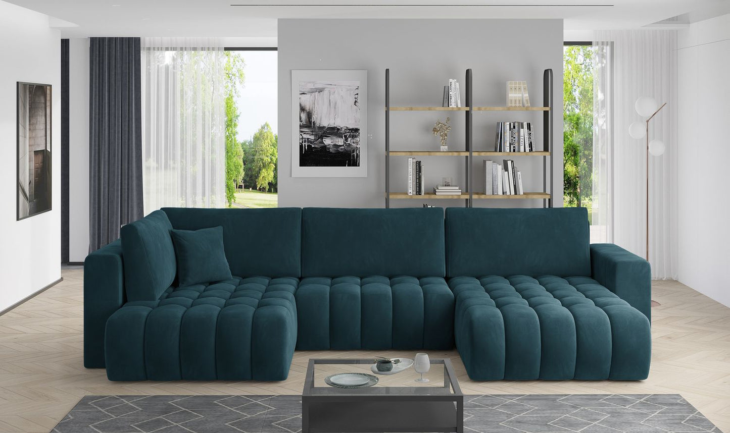 Corner Sleeper Sofa Bonito 41 | size: Width: 350cm, Height: 92cm, Depth: 175cm | color: Velvetmat | image: 1 | variant: 1014307