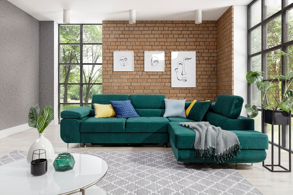 Corner Sleeper Sofa Bristol 29 | size: Width: 272cm, Height: 85cm | color: Kronos | image: 1 | variant: 1015096