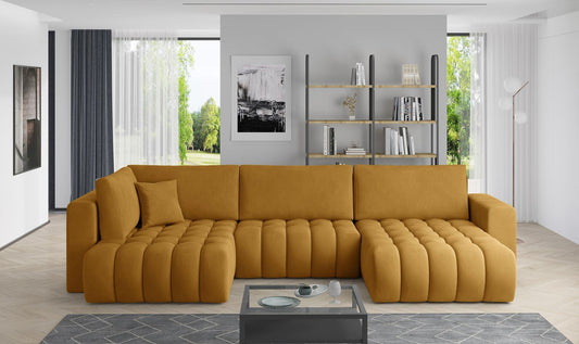 Corner Sleeper Sofa Canterbury 44 | size: Width: 350cm, Height: 92cm, Depth: 175cm | color: Nube | image: 1 | variant: 1015256